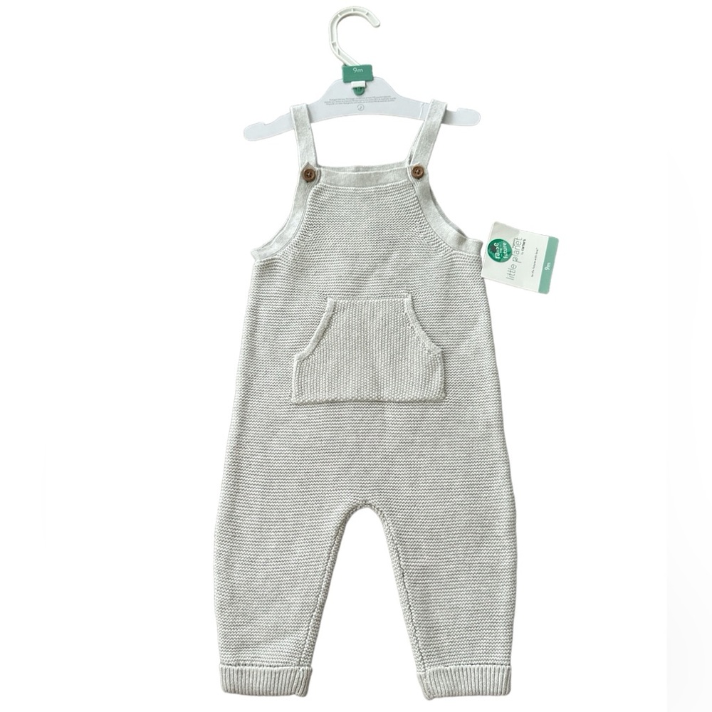 Carters Little Planet Organics Knit Sweater Overalls